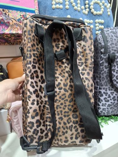 Mochila Bolso Matera Estampado Animal Print Yelton Reforzada - Miniatura 3