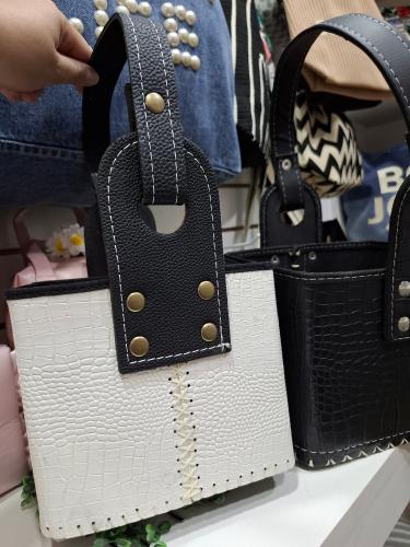 Canasta Matera Combinada Ecocuero Crocco Hermosas Ed Limitada