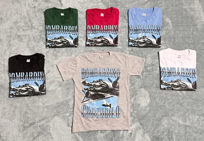 Remera de Nene Bombardino Cocodrilo Algodón Peinado