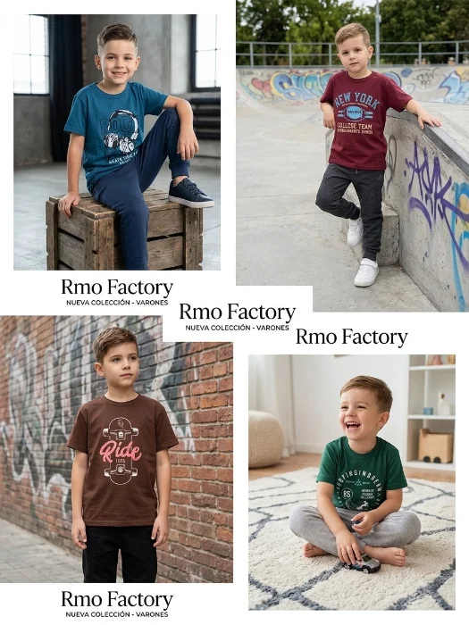Remeras Manga Corta - Niños
