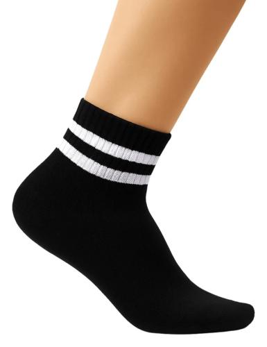Docena de Medias Tipo Tenis 2 Rayas Dehombre - Miniatura 3