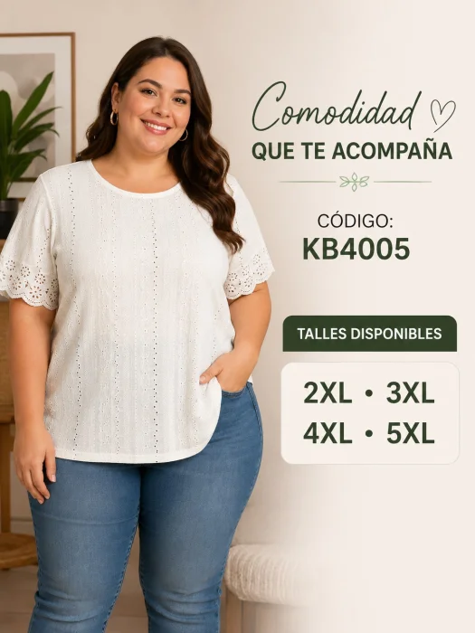 Camisolas Talla Especial Kb4005 -