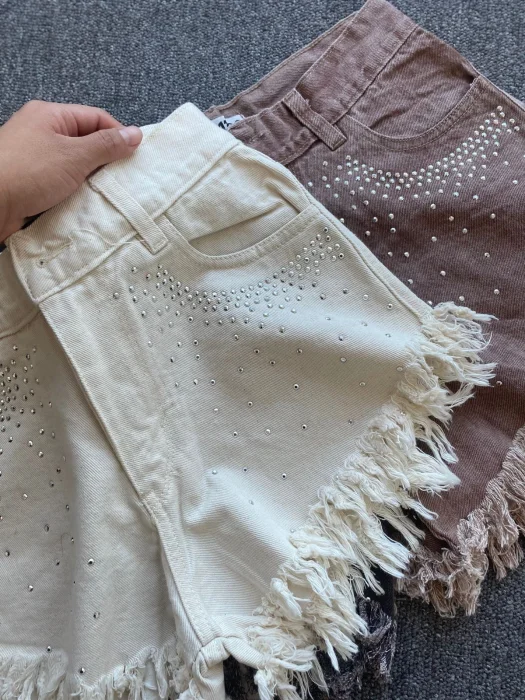 Shorts Jean de Brillitos Colores