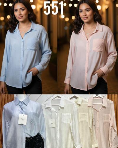 Blusa Manga Larga Hhp/ Jws1108/t7163/551 - Miniatura 3