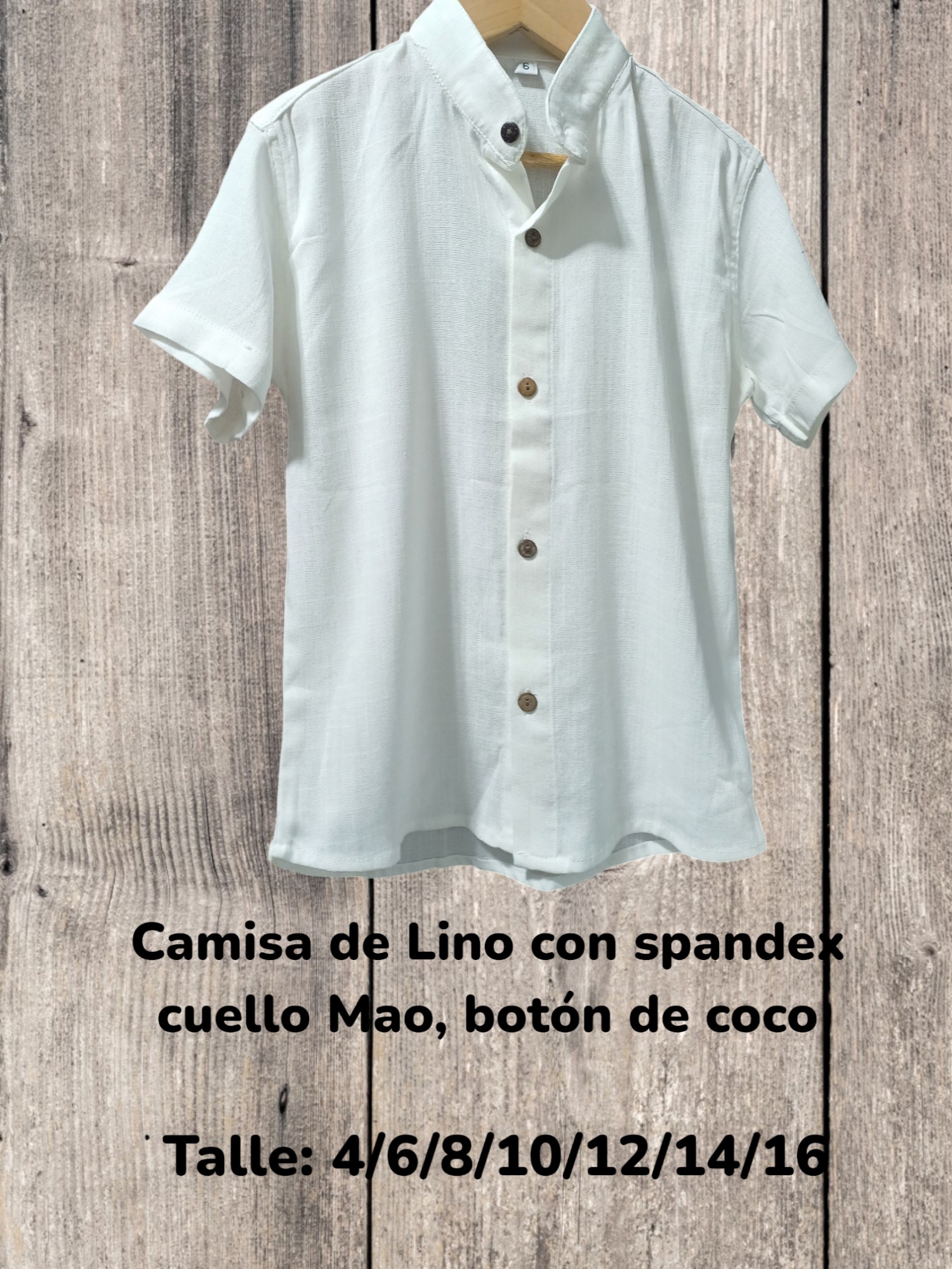 Camisa de Lino Niño - Imagen 2