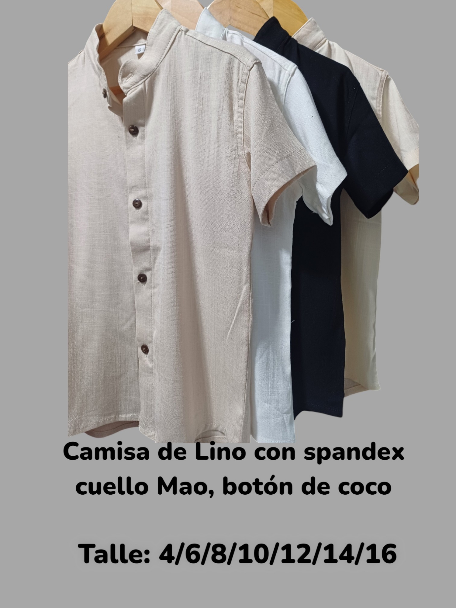 Camisa de Lino Niño - Imagen 3