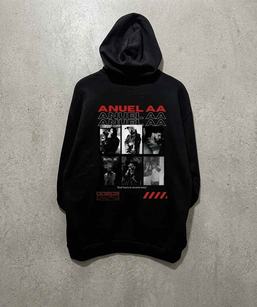 Buzos Cantantes Bandas Duki Anuel Milo J Bad Bunny Airbag Lit - Imagen 6