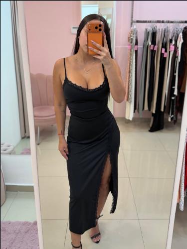 Vestido Largo Puntilla