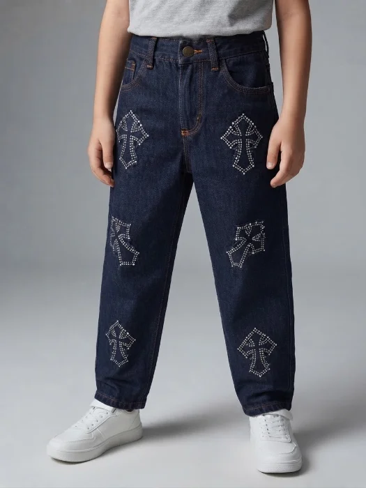 Jeans Mom de Niño