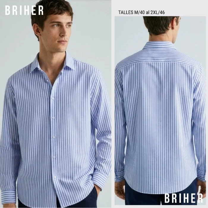 Camisa a Rayas Corte Clásico