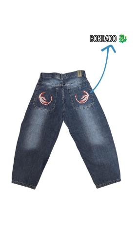 Teens Baggi Azul C/bordado - Miniatura 2
