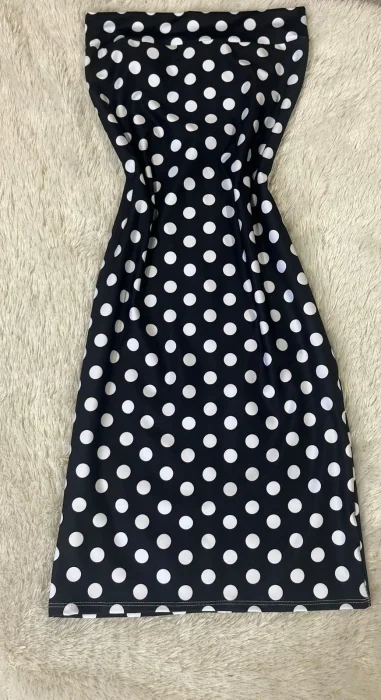 Vestido Tubo Lunares