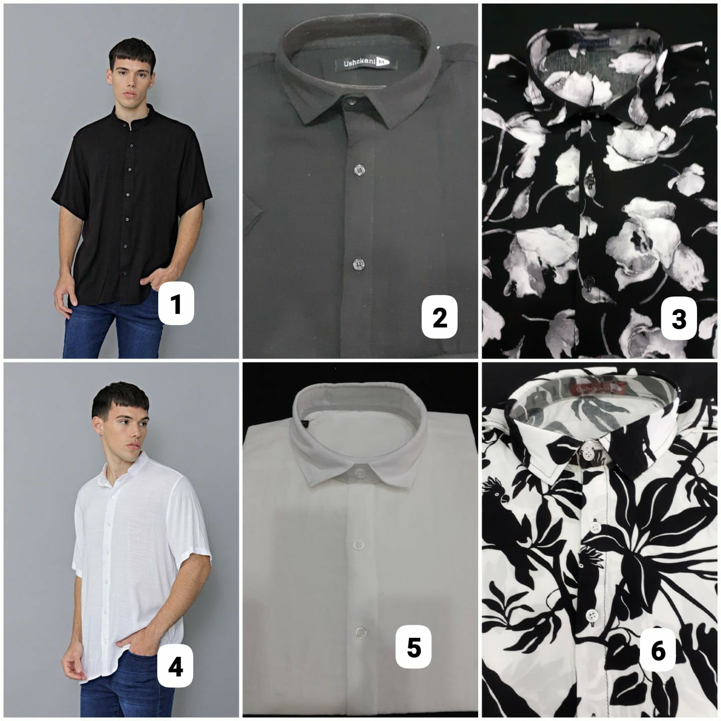 Camisas Twill Cuello Mao - Imagen 3