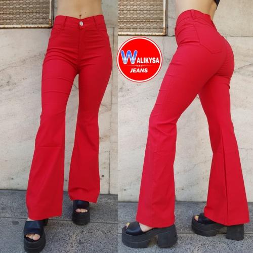 Pantalon Oxford Bengalina Elastizadado Negro Verde Militar Azul Marino Beige y Rojo - Miniatura 5