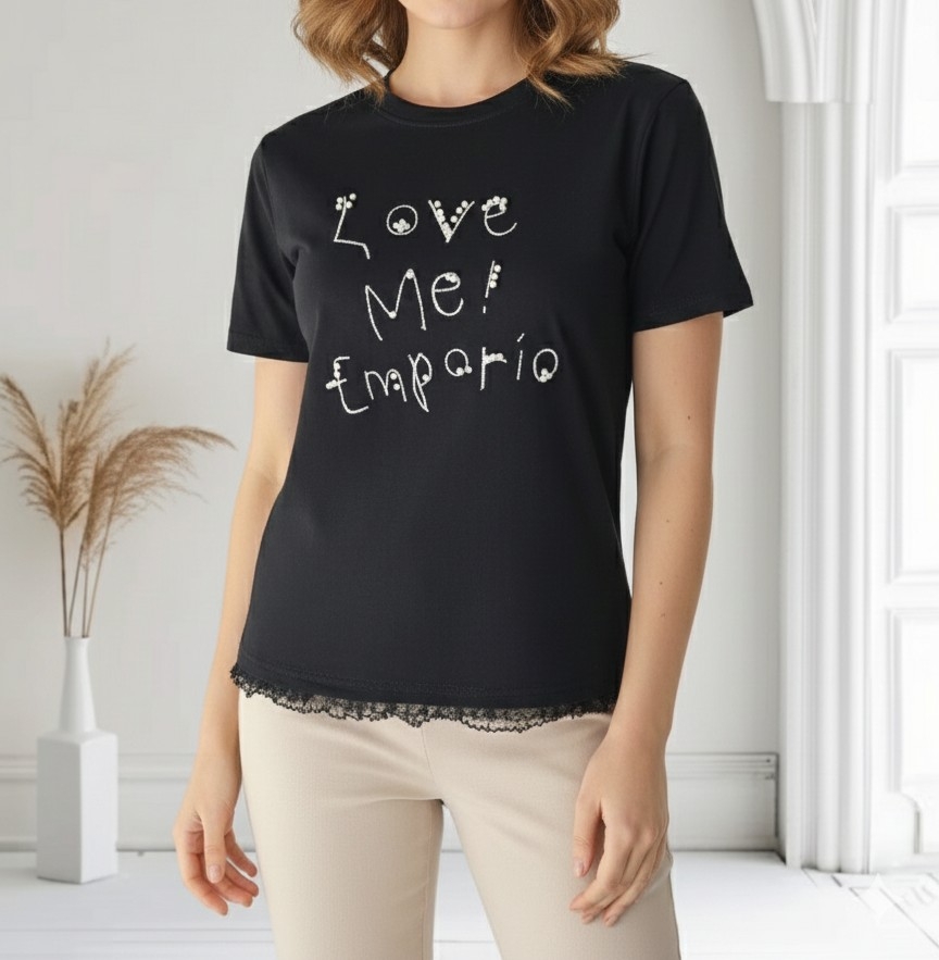 Remera Algodón Spandex Importada - Imagen 3