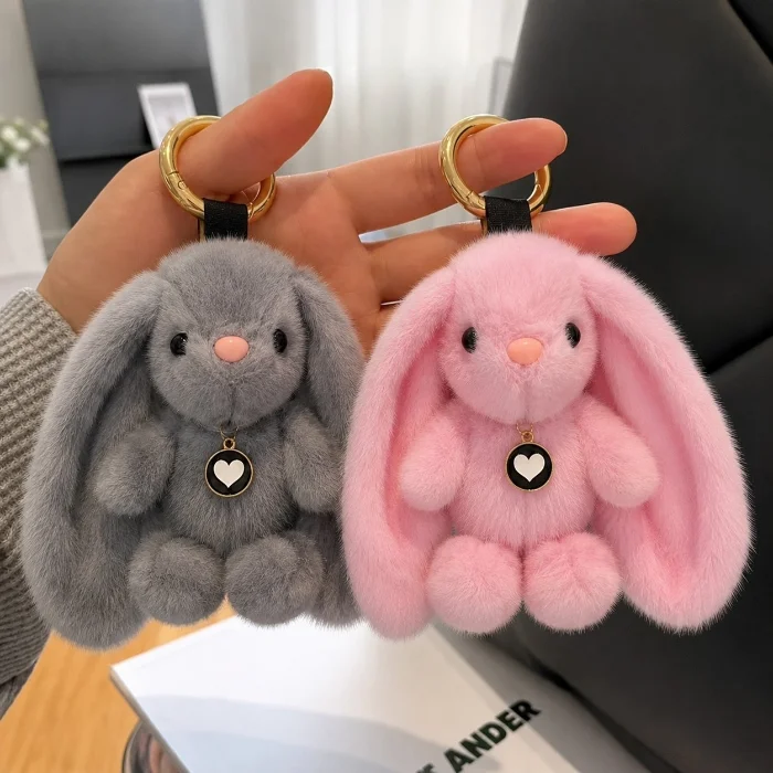 Llavero  Conejos  Peluche