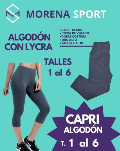 Capri Algodón con Lycra
