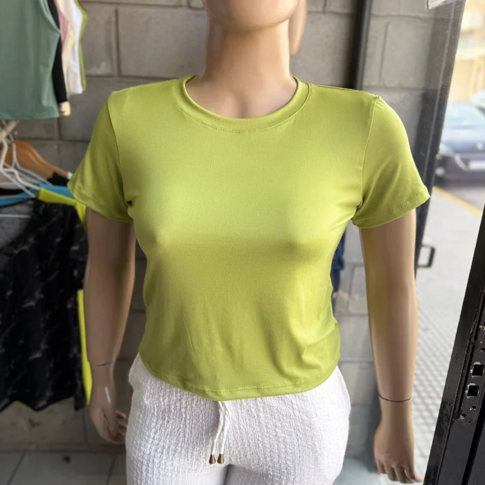 Remera  Cuadrada Estilo Crop
