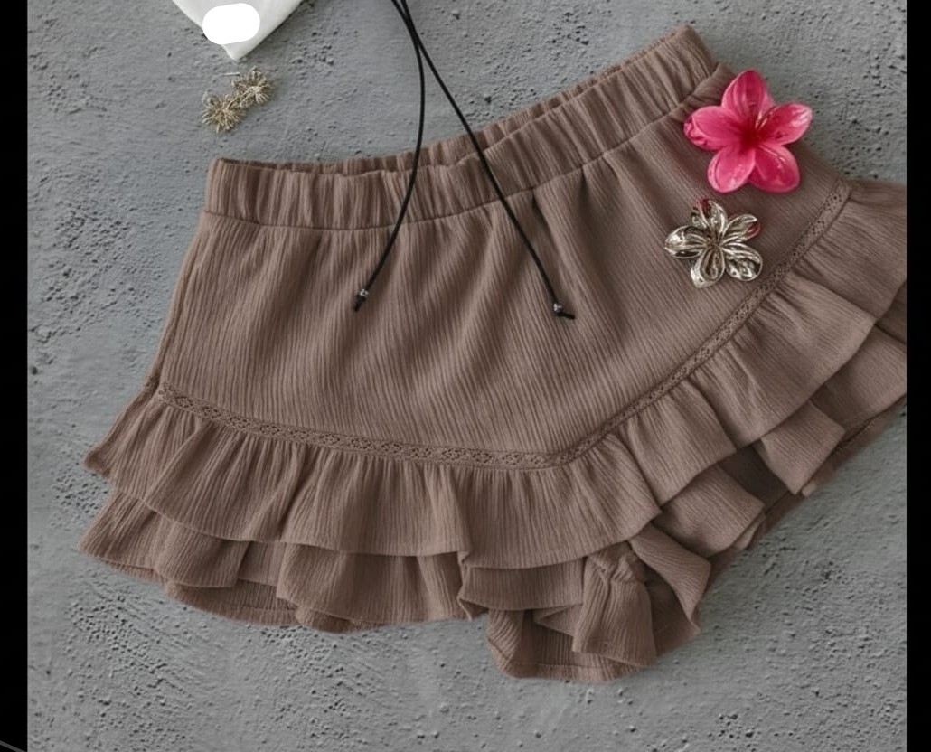 Shorts Pollera Boho - Imagen 3