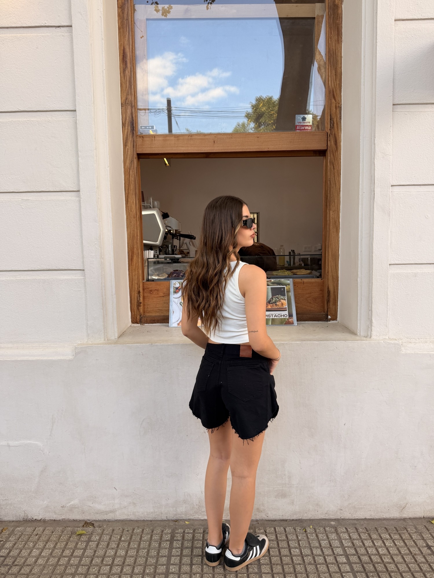 'art 783-3' 34 al 40 Short Negro Desflecado "trend" - Imagen 2