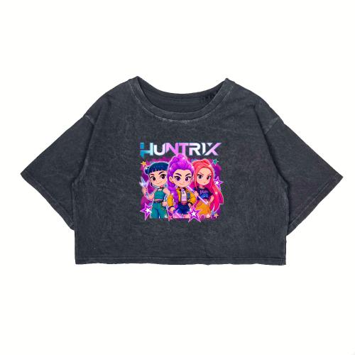 Nena - Crop Oversize Batik  Huntrix Animado Kpop
