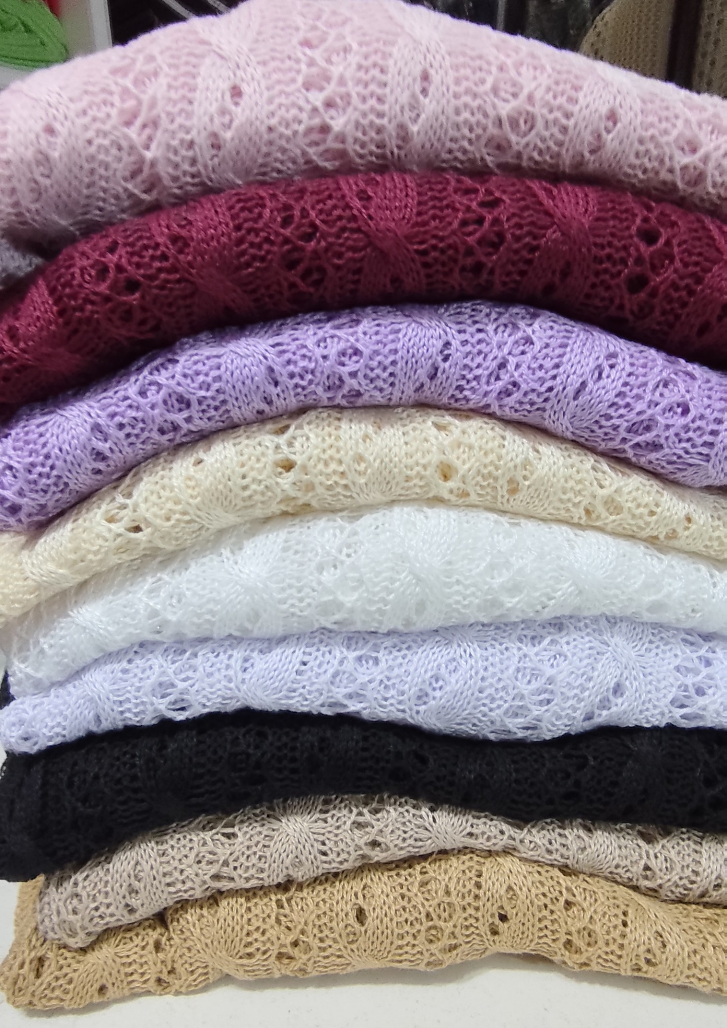 Sweaters  Calado Hilo Algodón - Imagen 3