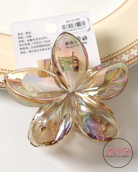 Broches Hawaiana Transparente