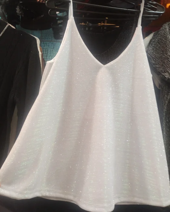 Musculosas con Brillo para Fiestas