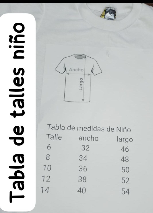 Remeras Rayadas  Blanco y Negro Niño X Mayor - Imagen 2