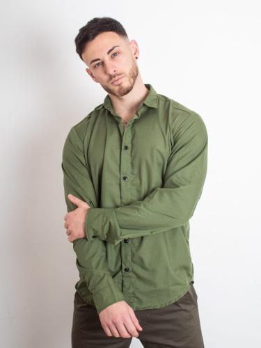 Camisa Verde Manga Larga