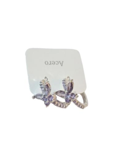 Aros de Strass de Acero Dorado - Miniatura 4