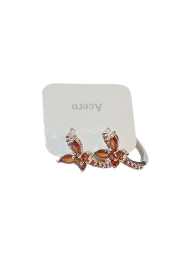 Aros de Strass de Acero Dorado - Miniatura 5