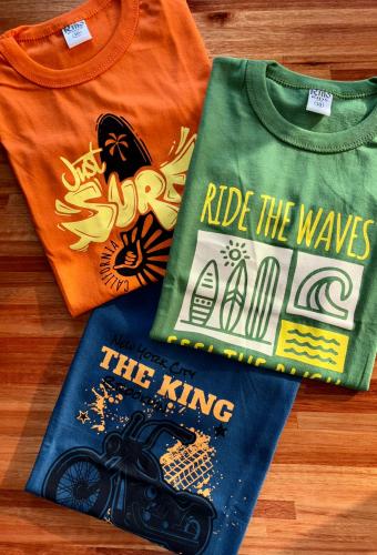 Remeras Manga Corta - Niños Nuevos Modelos