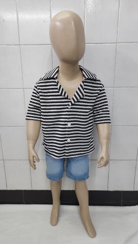 Camisas Oversize Crochet de Bebé