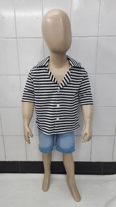 Camisas Oversize Crochet de Bebé