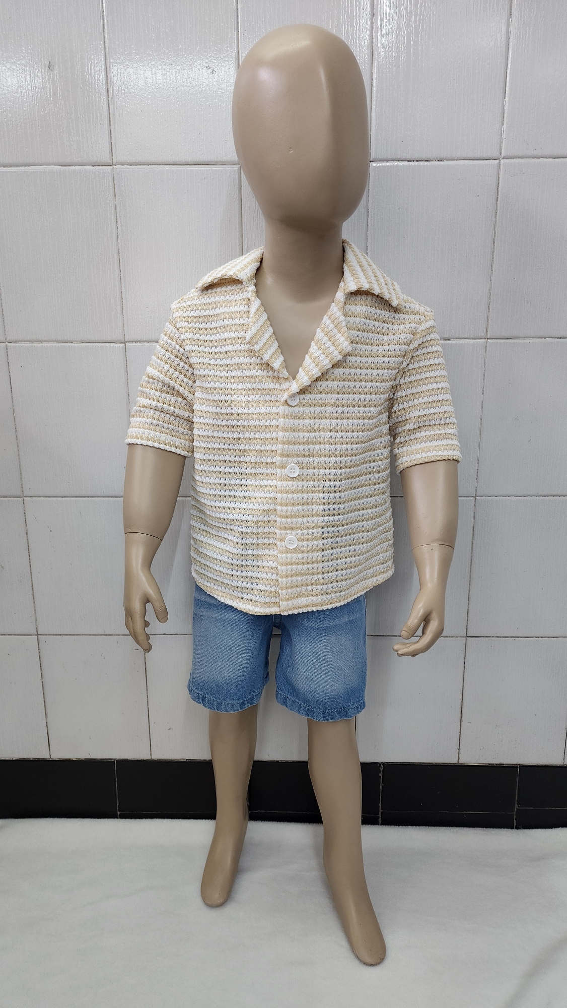 Camisas Oversize Crochet de Bebé - Imagen 2