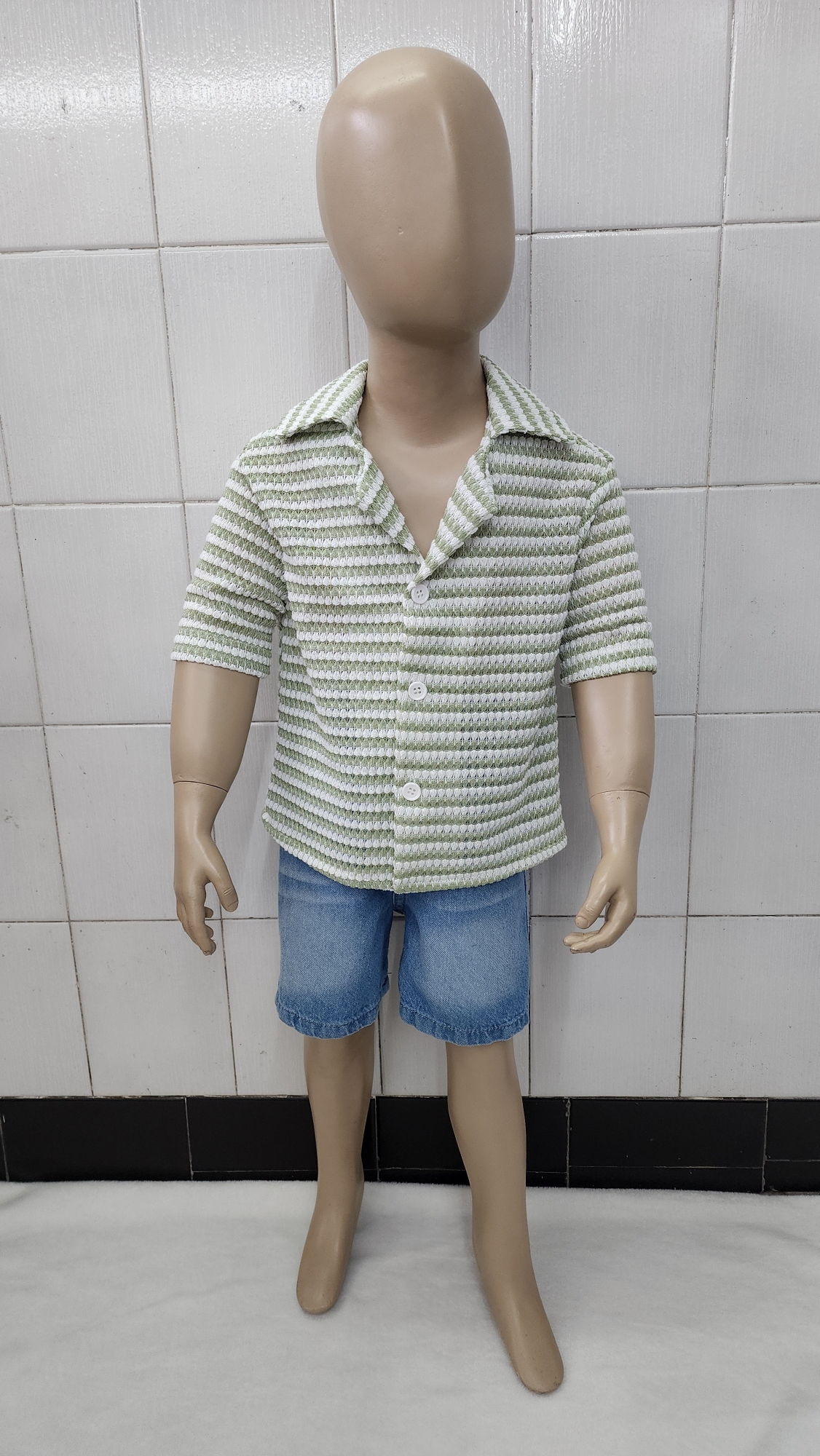 Camisas Oversize Crochet de Bebé - Imagen 3