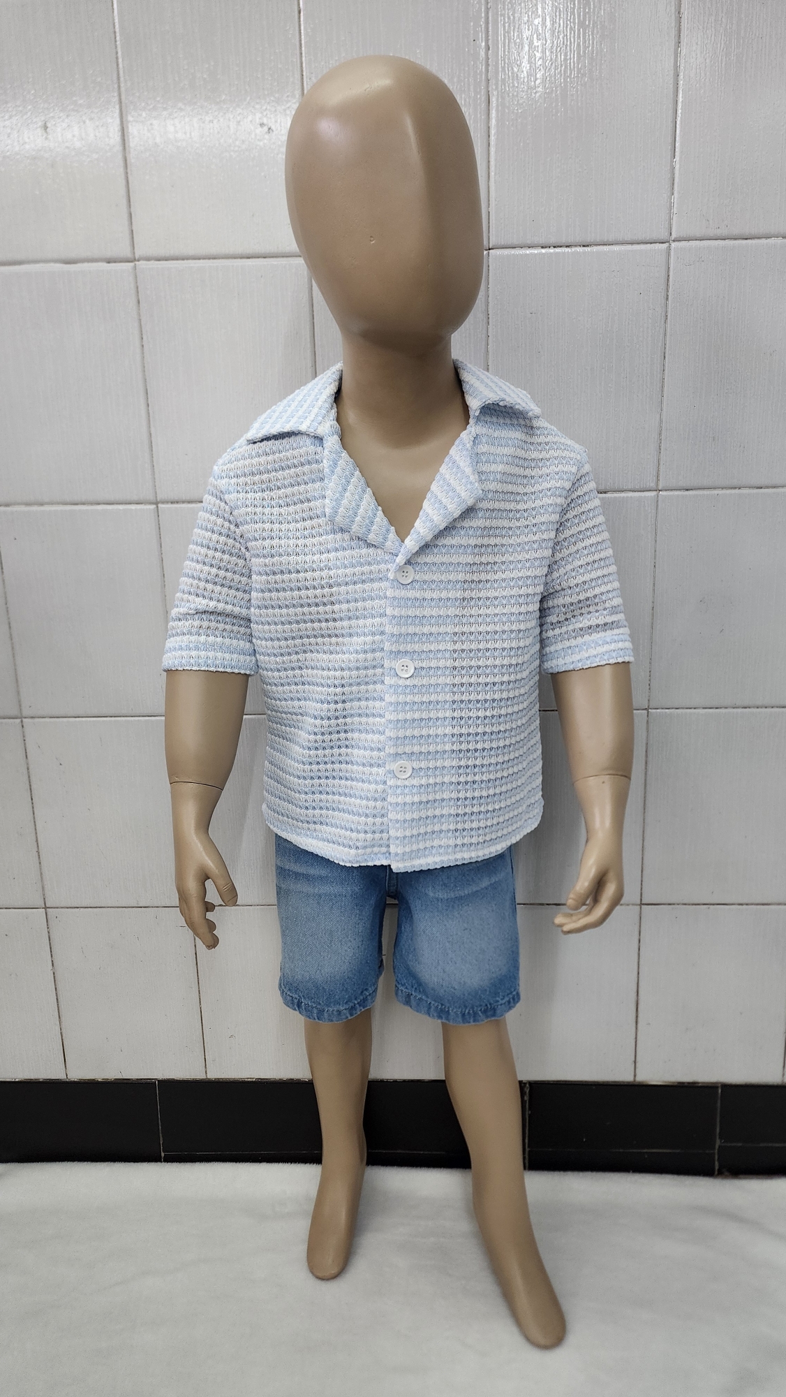 Camisas Oversize Crochet de Bebé - Imagen 4