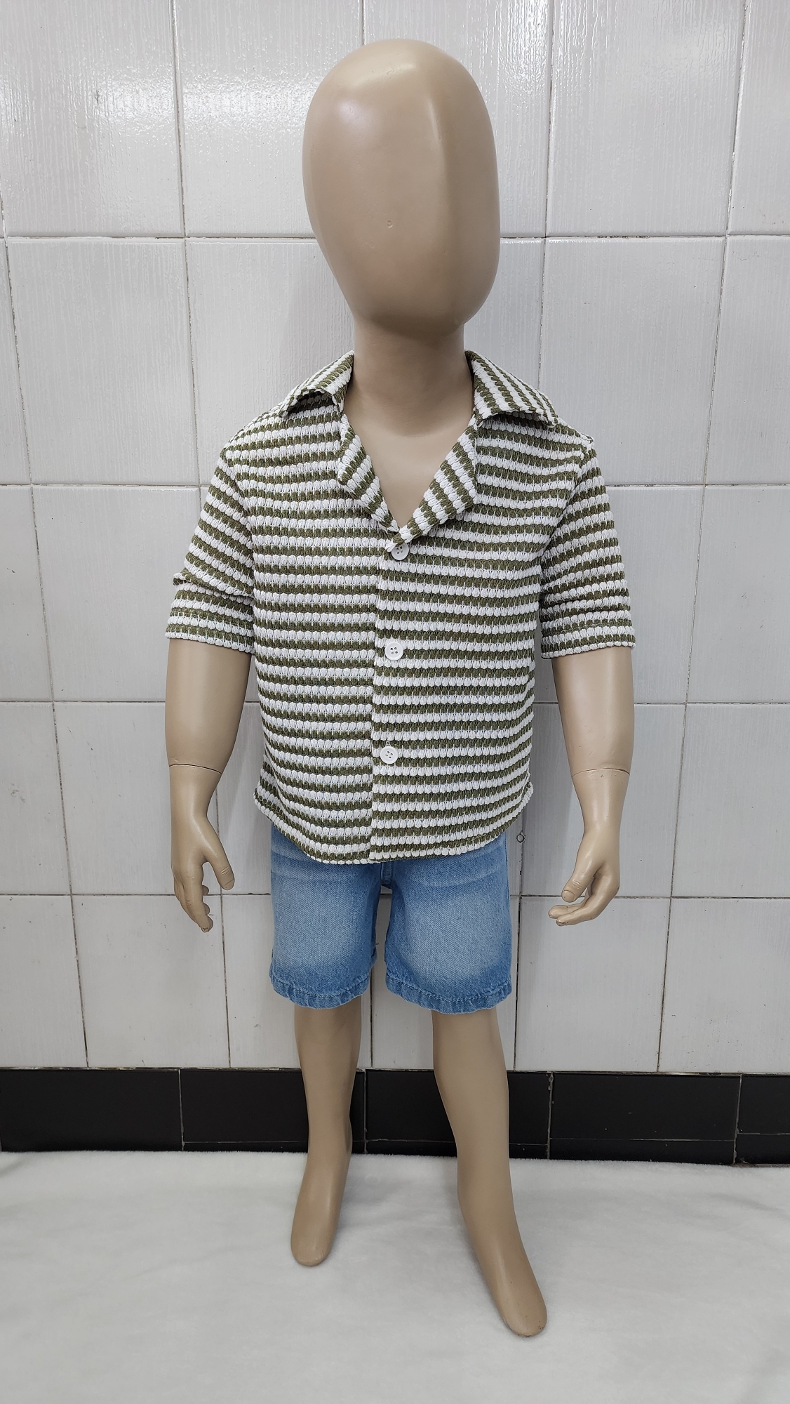 Camisas Oversize Crochet de Bebé - Imagen 5