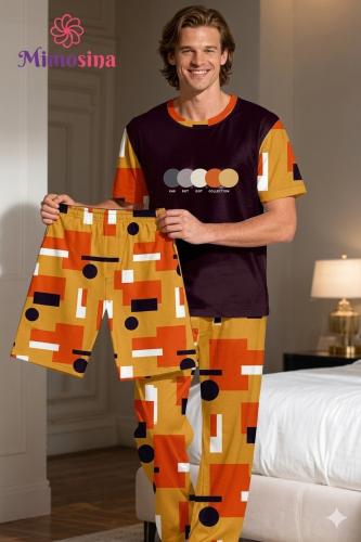 Pijama Tres Piezas para Hombres - Miniatura 3