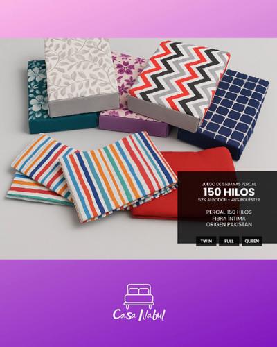 Sabana 2 1/2 Manhattan 150h Mixta Estampado Mayorista