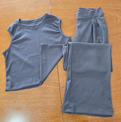Conjuntos de Wafle Palazo y Musculosa - Miniatura 3