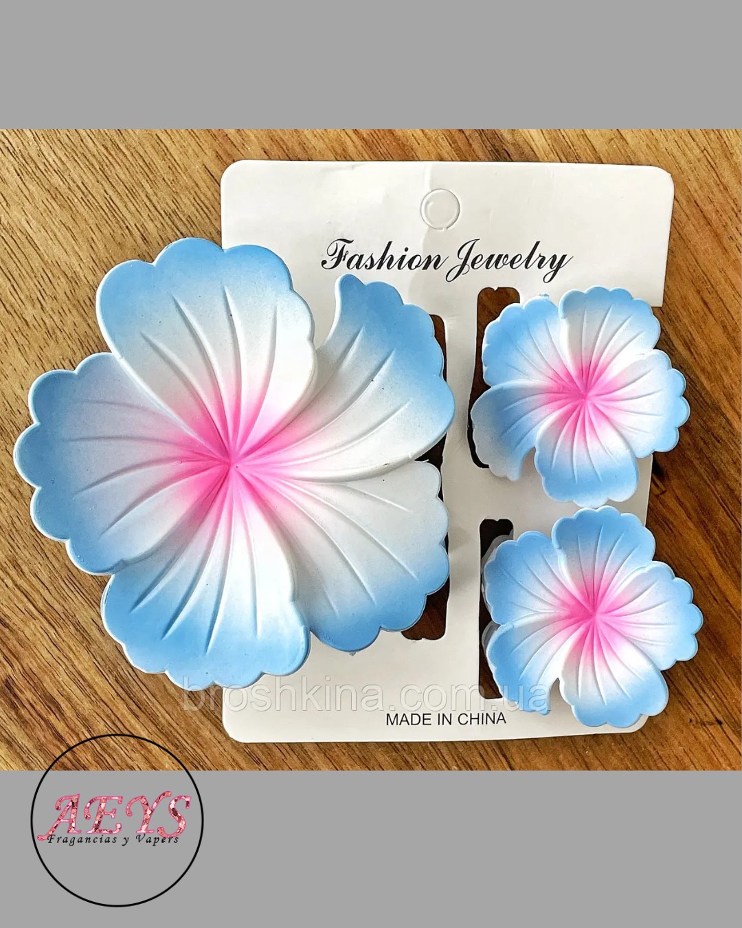 Broches Hawaiana 3 en 1 Hibicus - Imagen 3