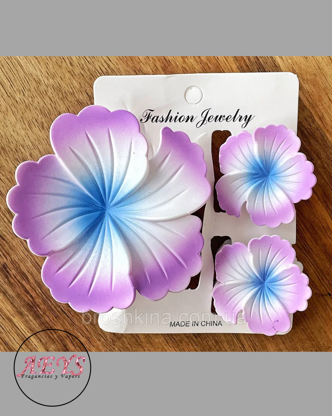 Broches Hawaiana 3 en 1 Hibicus - Imagen 5