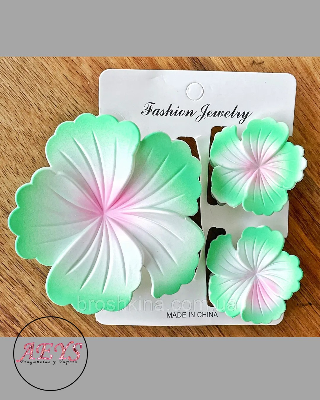 Broches Hawaiana 3 en 1 Hibicus - Imagen 6