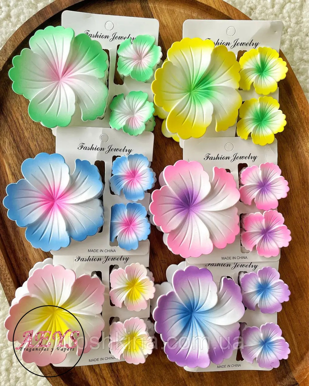 Broches Hawaiana 3 en 1 Hibicus - Imagen 7