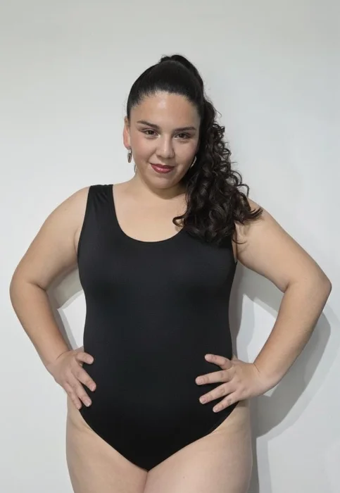 Body Musculoso Redondo Microfibra