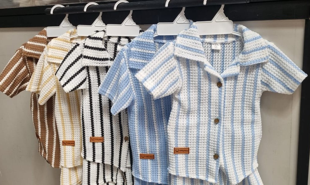 Conjunto Bebe  Camisa Crochet /tejido 2 al 6 - Imagen 2