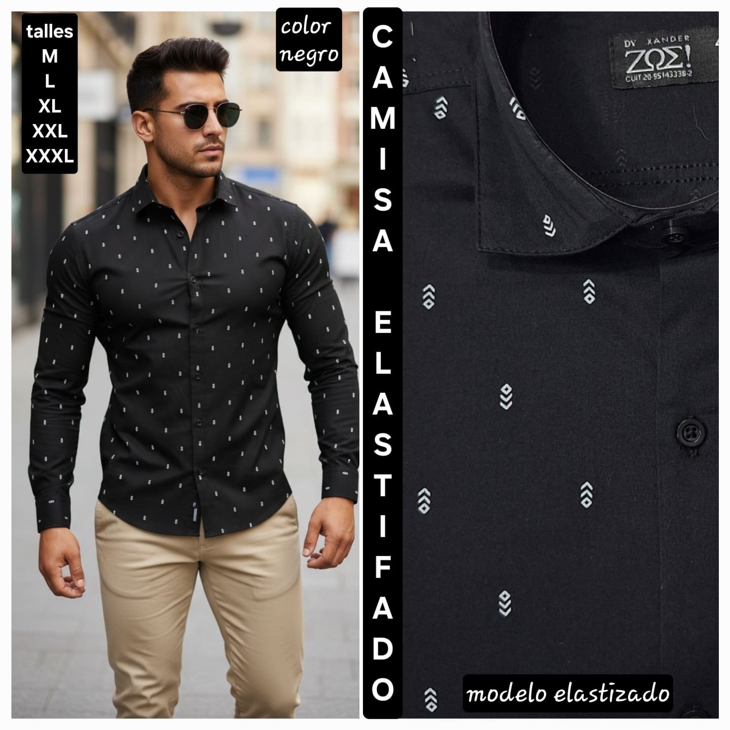 Camisa  Elastizada   Estampada - Imagen 5
