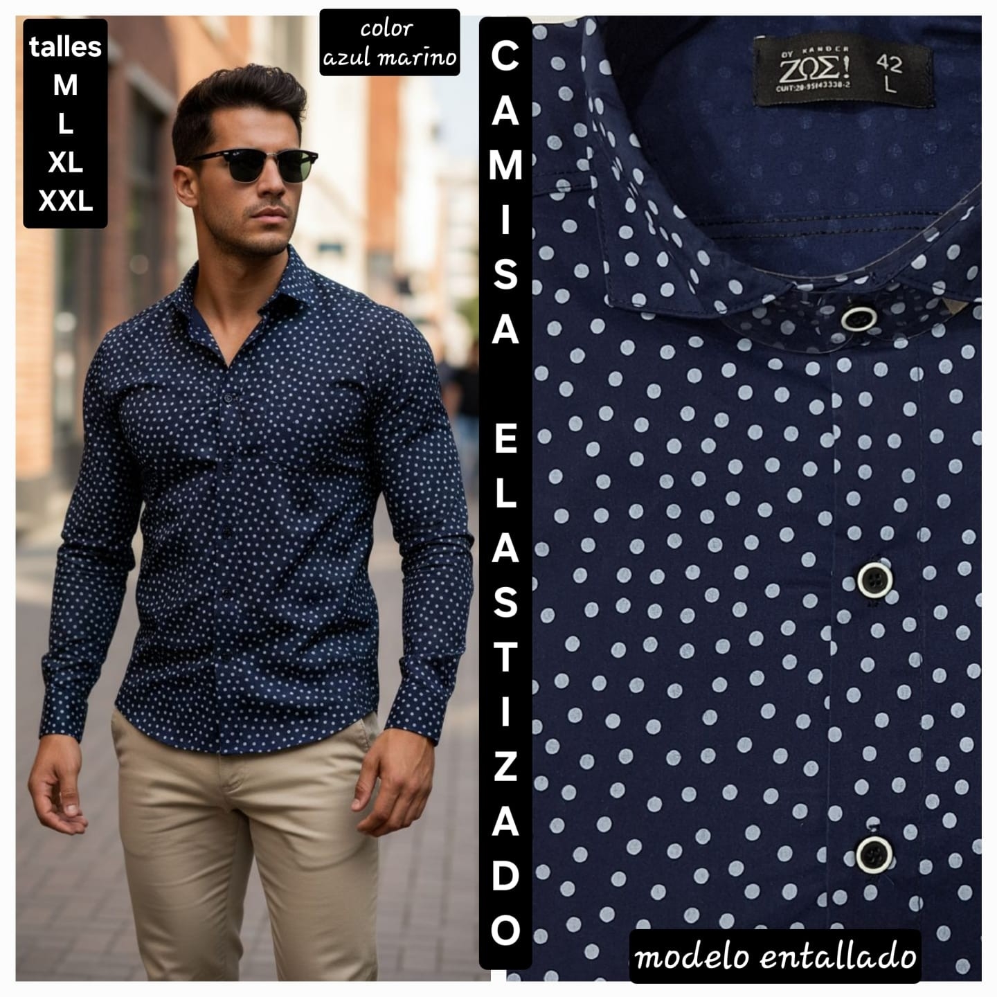 Camisa  Elastizada   Estampada - Imagen 2